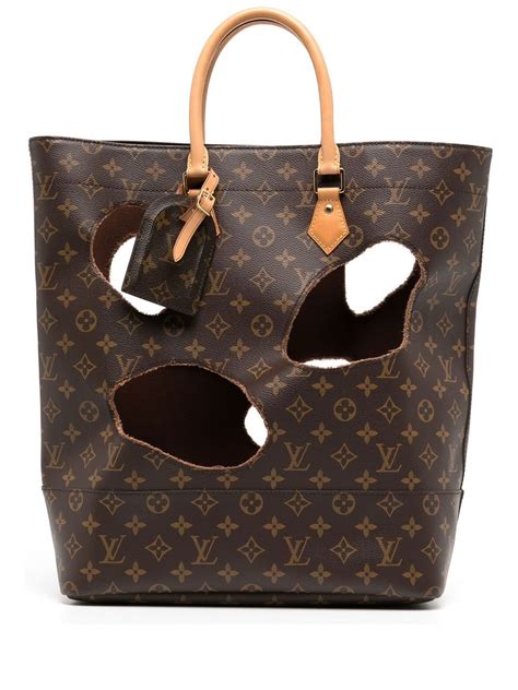 holes in louis vuitton bag meme|monogram bag with holes.